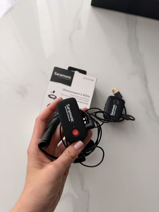 Петличка професійна saramonic blink 500 b1 мікрофон для youtube