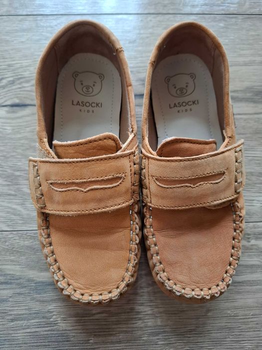 Buty eleganckie Mokasyn skórzane dla chłopca Lasocki Kids roz.28