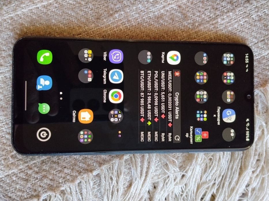 Смартфон Samsung Galaxy A50  4/128GB Black 6.4"2SIM новый аккумулятор