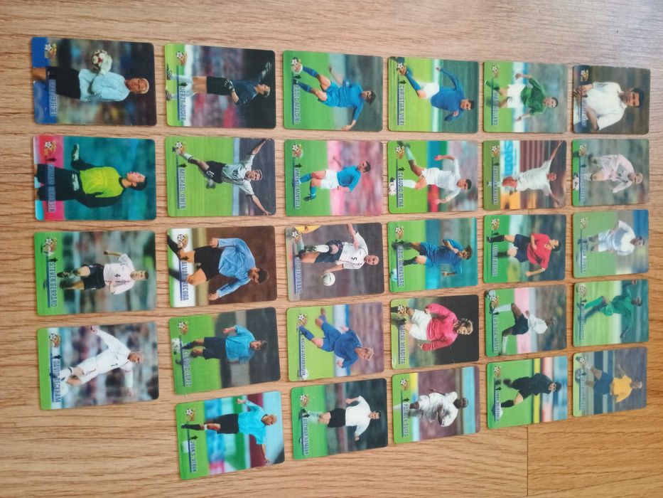 Karty Lay's Goool Club 2002 z piłkarzami 3D