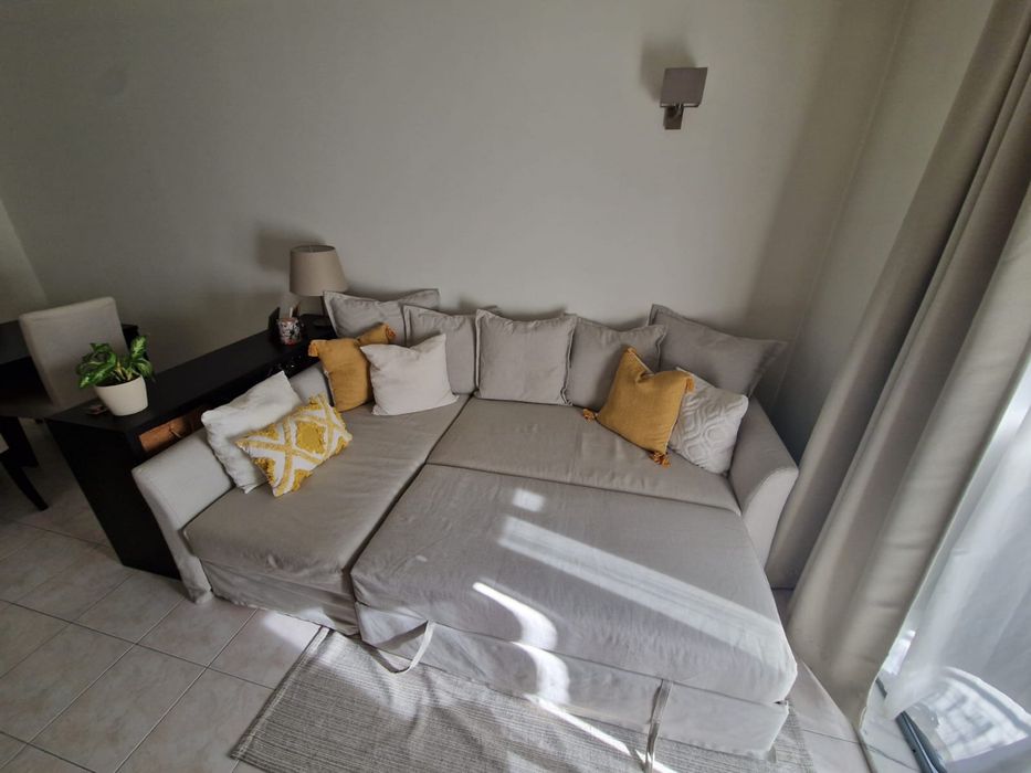 Sofa-cama sala bege