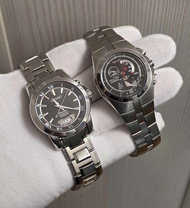 Чоловічий годинник Seiko Premier Perpetual Calendar Sapphire 41mm 100m