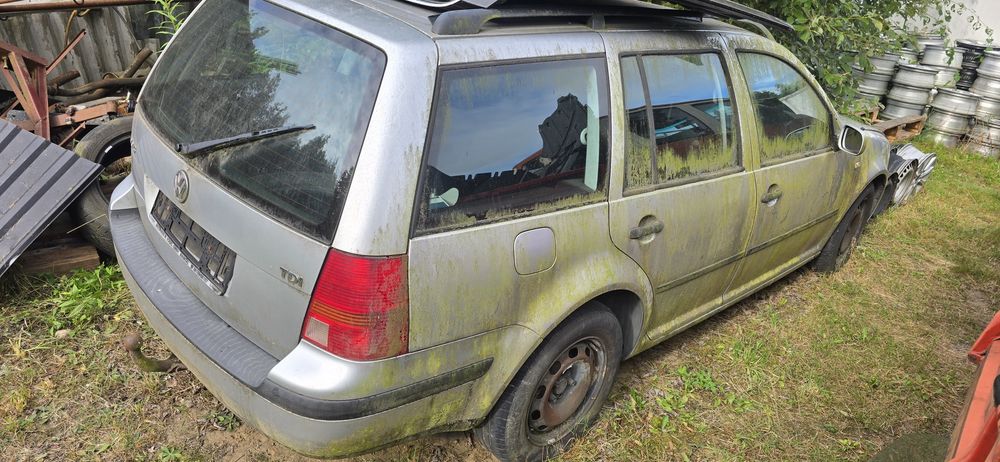 VW Golf IV 4 Kombi 1.9 TDI Srebrny LA7W na części BLACHARKA STAN BDB / CAŁOŚĆ Zblewo
