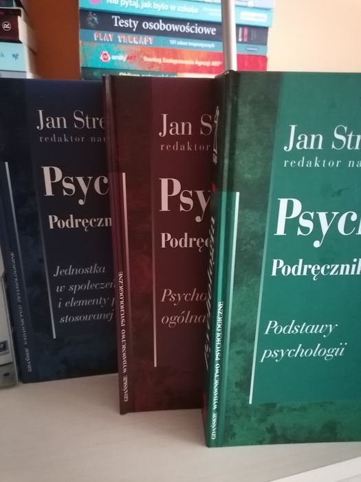 3 tomy psychologia Strelau 1 2 podrecznik akademicki  komplet gwp studia  jak nowe