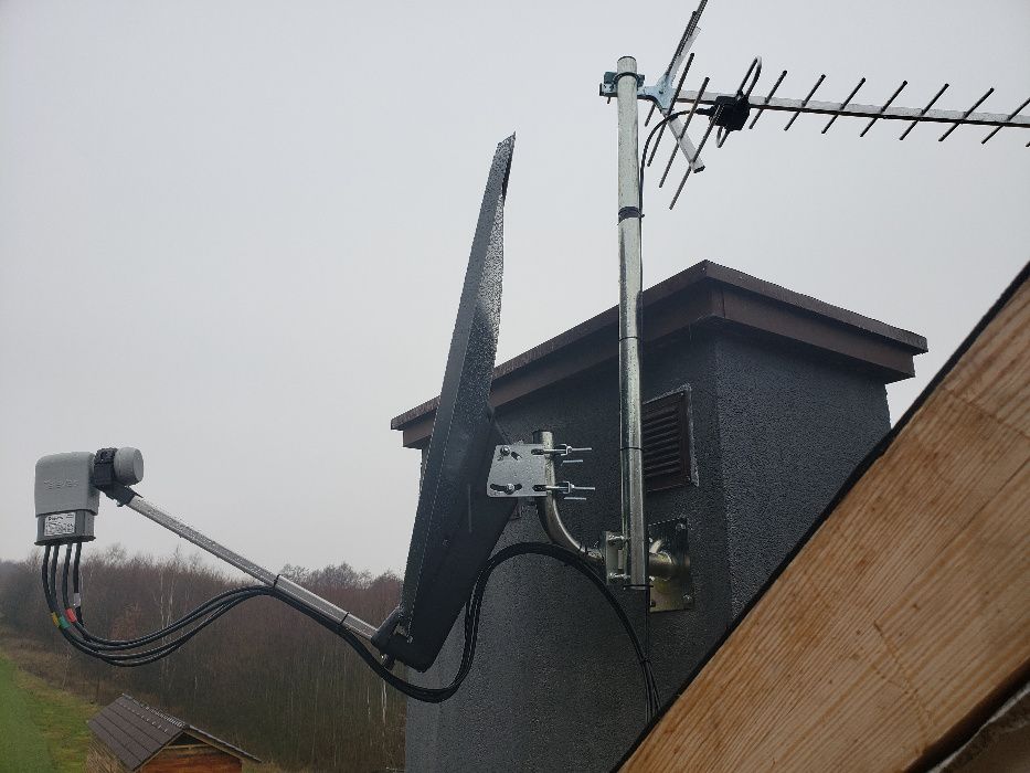 Montaż Anten Brzesko TV SAT DVB T Bochnia Dębno Szczurowa Gnojnik LTE
