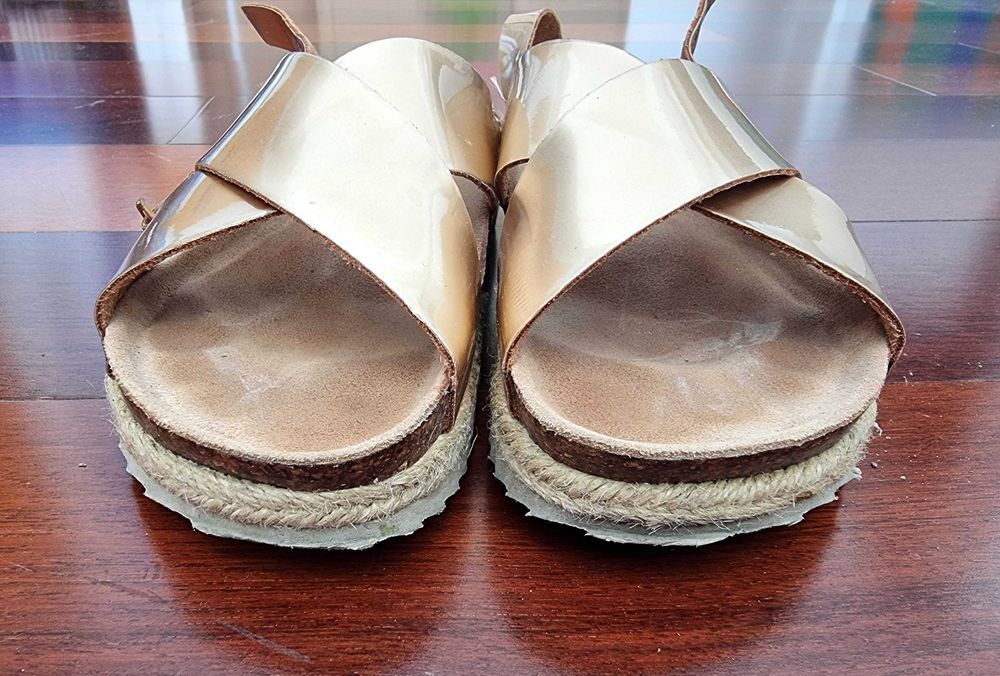 Sandálias em tom acobreado Seaside, tamanho 37