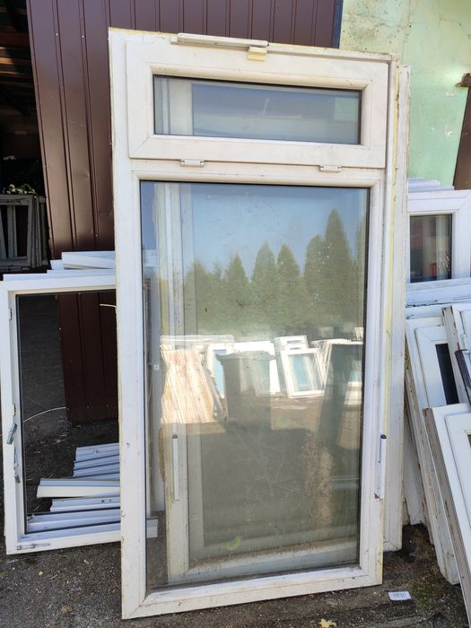 Okno stałe 97 x 195 używane 100 x 200 witryna
