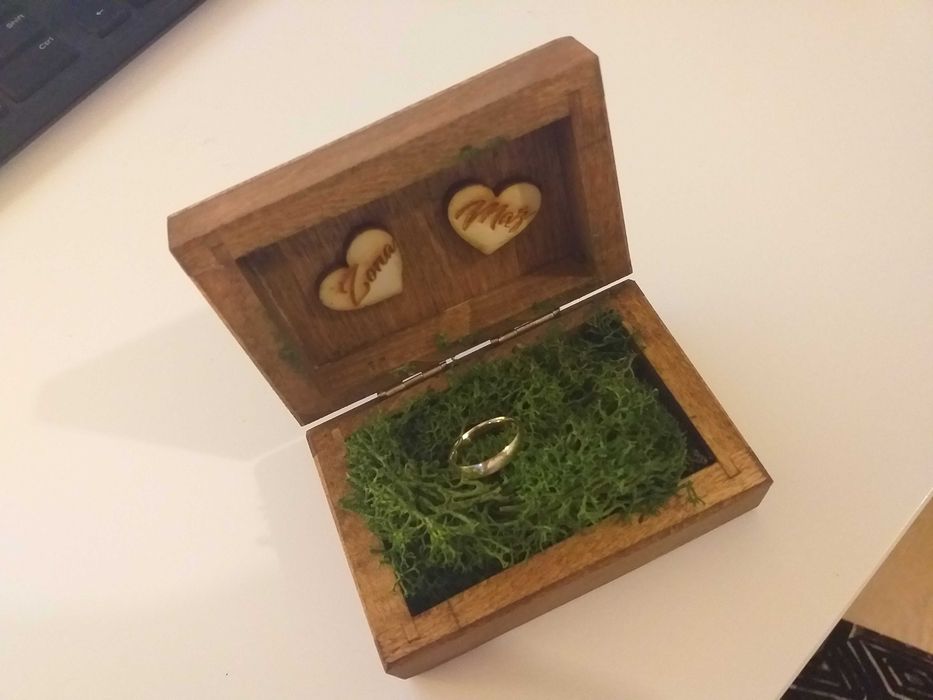 Pudełko na obrączki