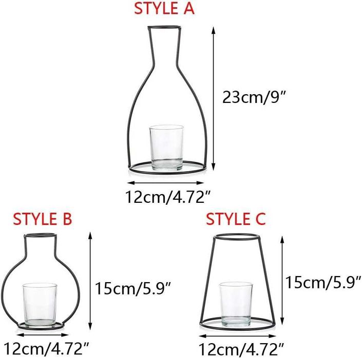 Nowy wazon / flakon/wazony / stojak na kwiaty/ 3szt / dekoracja !3699!