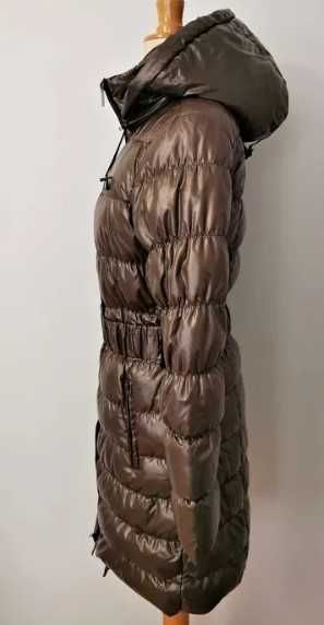 VERO MODA - Cudna Lakierowana Damska Kurtka Puchowa Down S Nowa