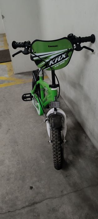 Bicicleta Kawasaki criança aro 20 verde