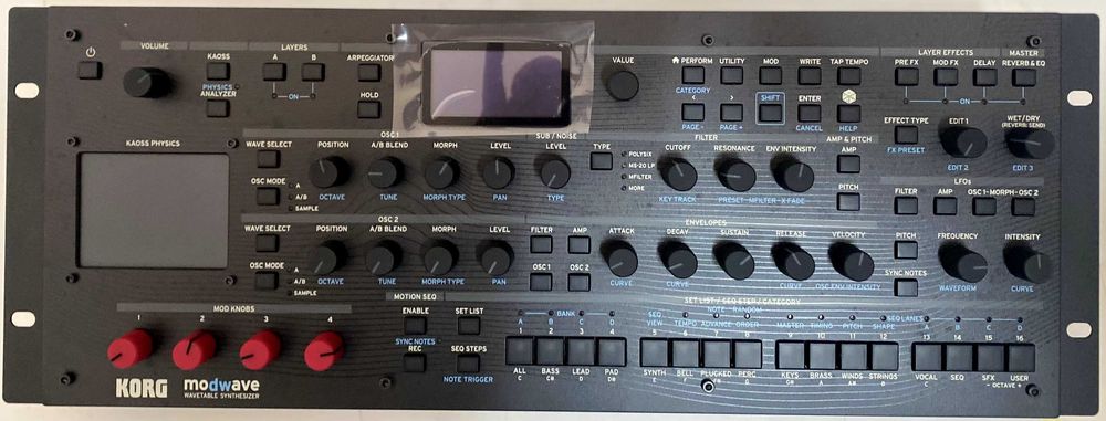 Sintetizador Korg Modwave Rack