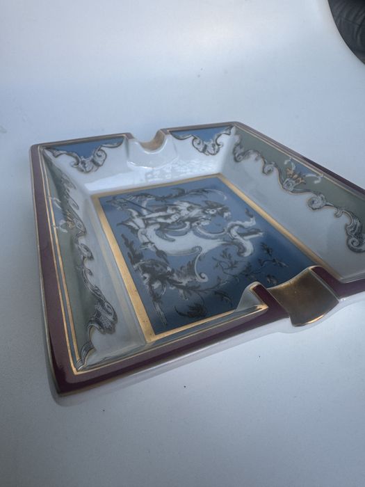 Cinzeiro Bernardaud Limoges France – Coleção "Rocaille" (Raro)