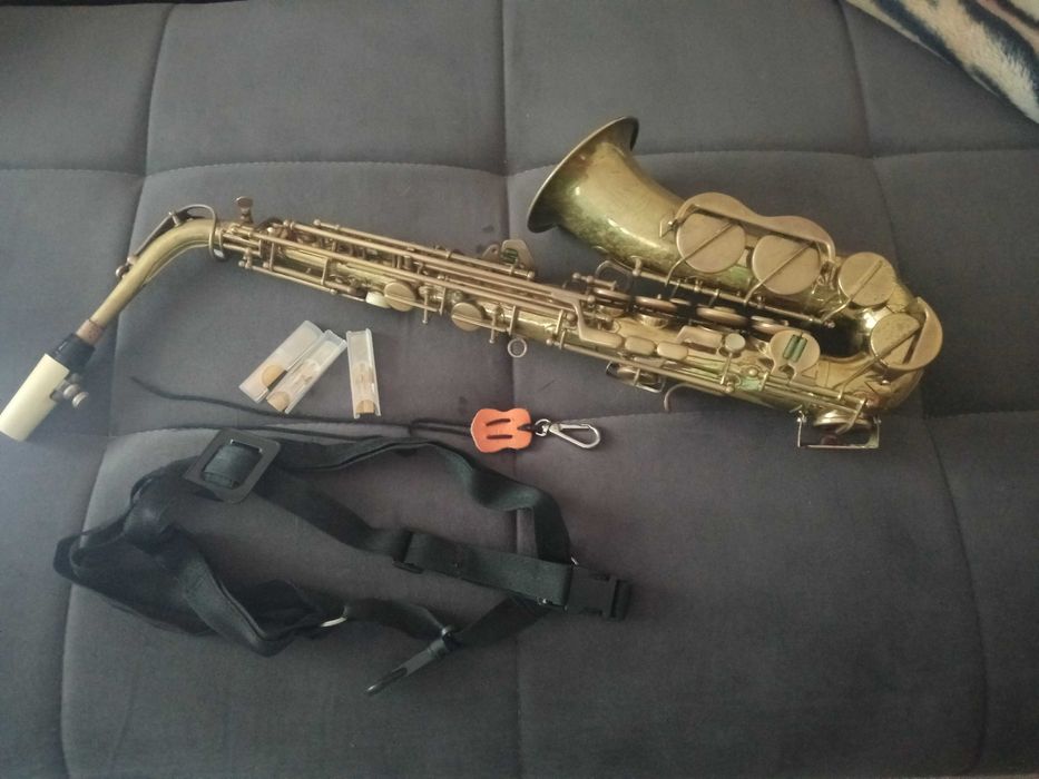 Саксафон альт Classic Amati Чехословакія,Гайтана плечовий,чохол