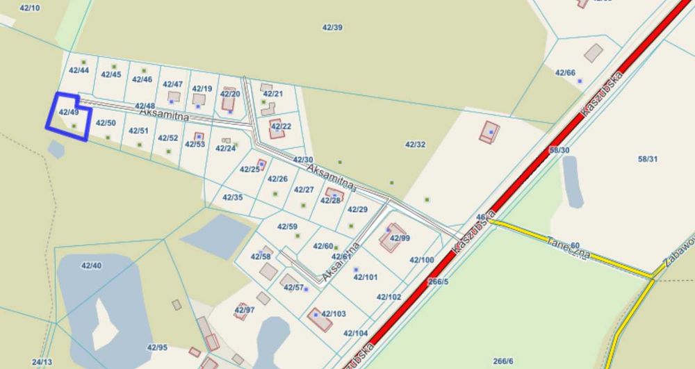 Działka w Przywidzu, 1005m2, obok lasu