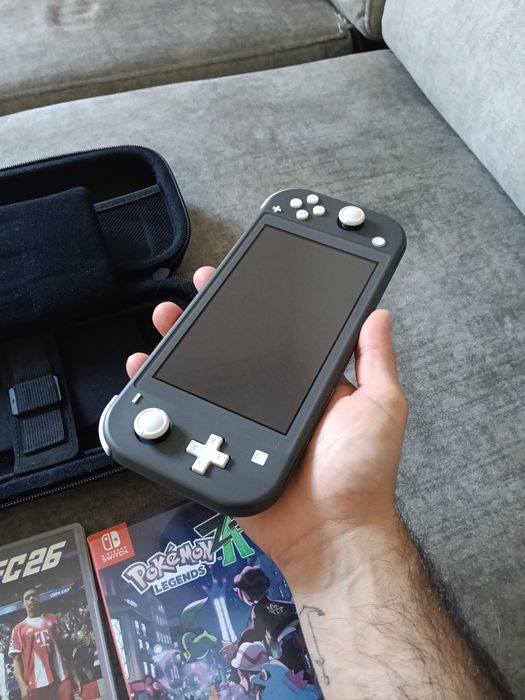 Switch Lite 32GB + Sd 64gb + Case + Fc26 + Pokémon ZA