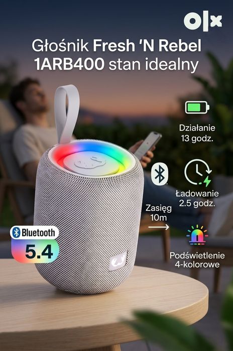 Głośnik Fresh 'N Rebel 1ARB400 stan idealny