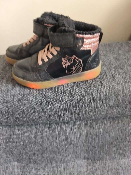 Za darmo buty  jednorożec led H&M  r.29 ocieplane brokat