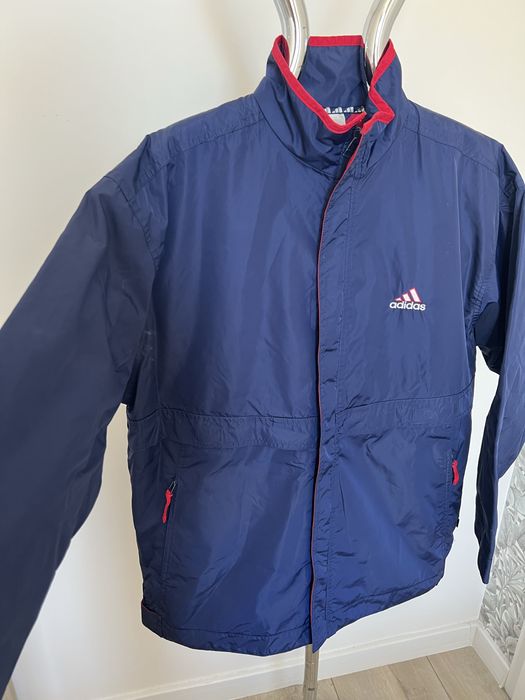 Kurtka Adidas granatowa wiatrówka, rozmiar 164 / męska S