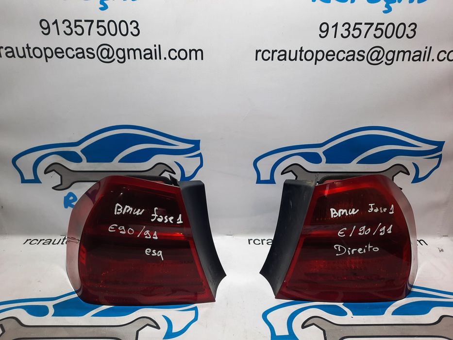 FAROLIM FAROLINS ESQUERDO DIREITO BMW SERIE 3 E90 SEDAN CARRO 6937457