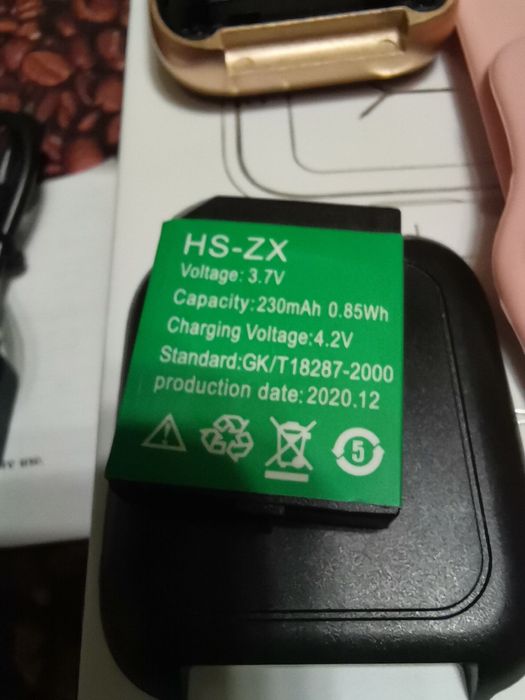 Смарт Watch C6 Pink/Gold Sim BT SD съемный АКб