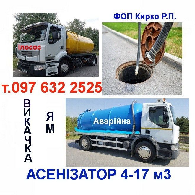 Выкачка сливных Ям Левый+ Правый берег, Чистка дренажа дна