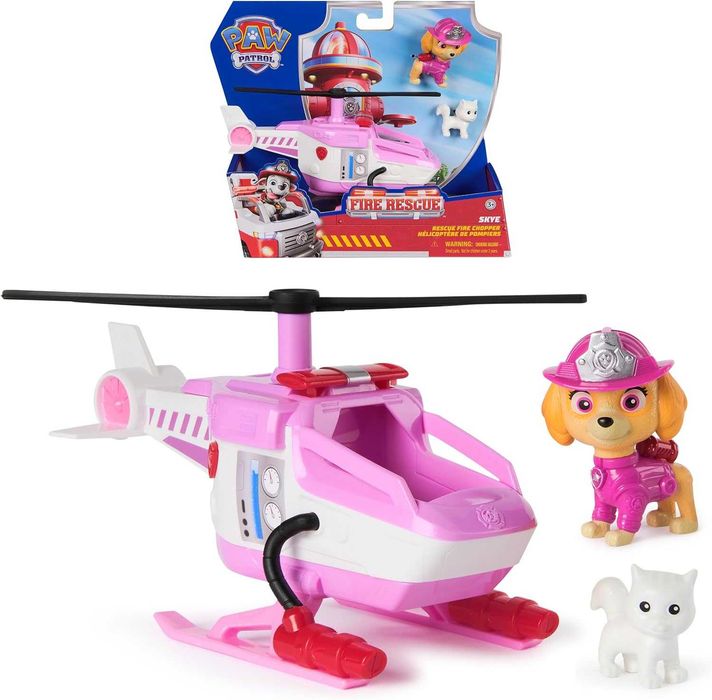 Paw Patrol Fire Rescue Skye Rescue Fire Chopper Великий Рятувальний гелікоптер Скай Щенячий патруль 6072661