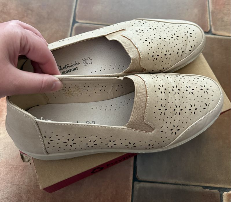 Buty na szeroką stopę, wygodne, dla osoby starszej i nie tylko, 39-41