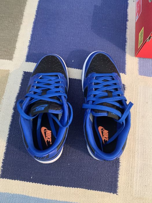 Nike dunk low retro black hyper colbat (2021)