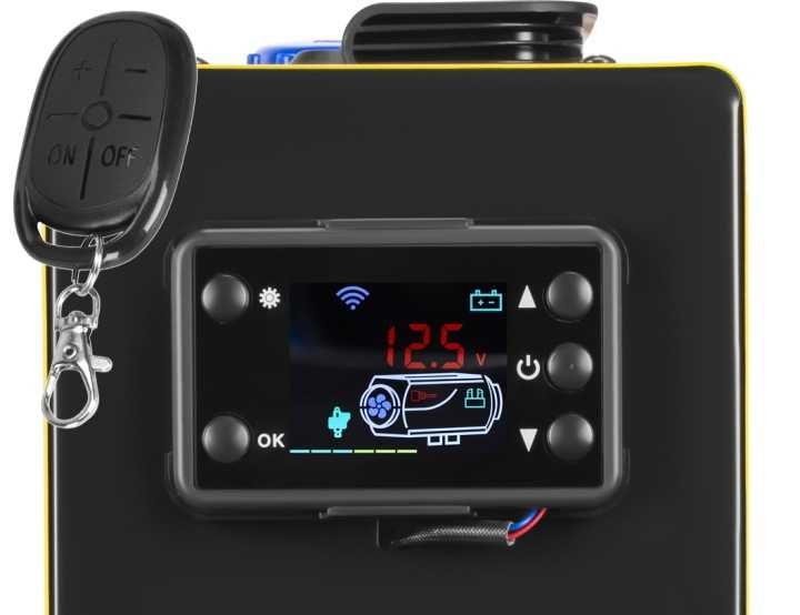 Автономний дизельний обігрівач KRAFT&DELE KD5966 9 кВт, 12/24/230 В, LCD, пульт. Вебасто 9 кВт, 12/24/230. Автономний обігрівач.