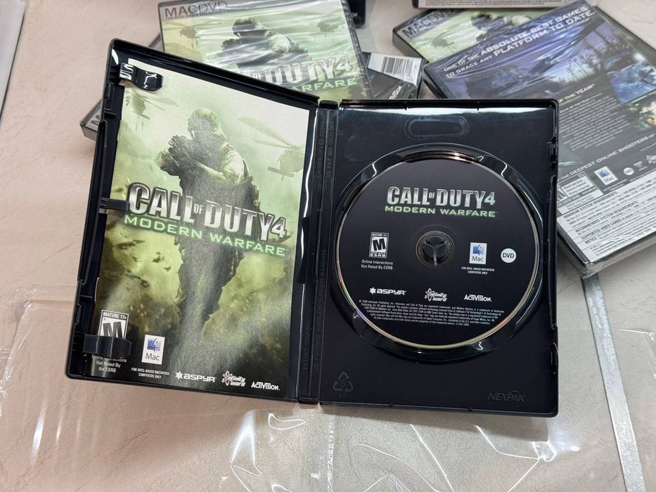 Нові диски Call Of Duty 4 Modern Warfare запаковані з 2007 року!