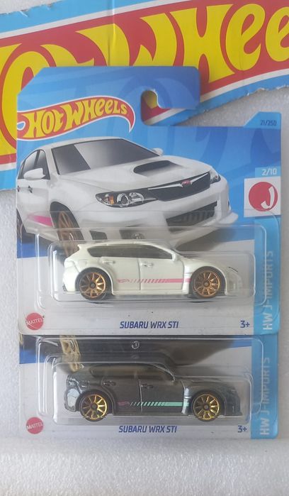 Conjunto 2 Subaru wrx sti hot wheels
