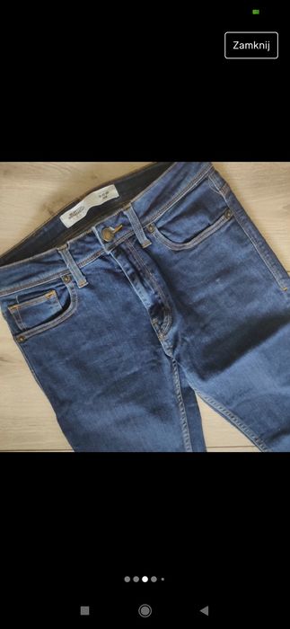 Spodnie męskie jeansy, rozm S, Burton