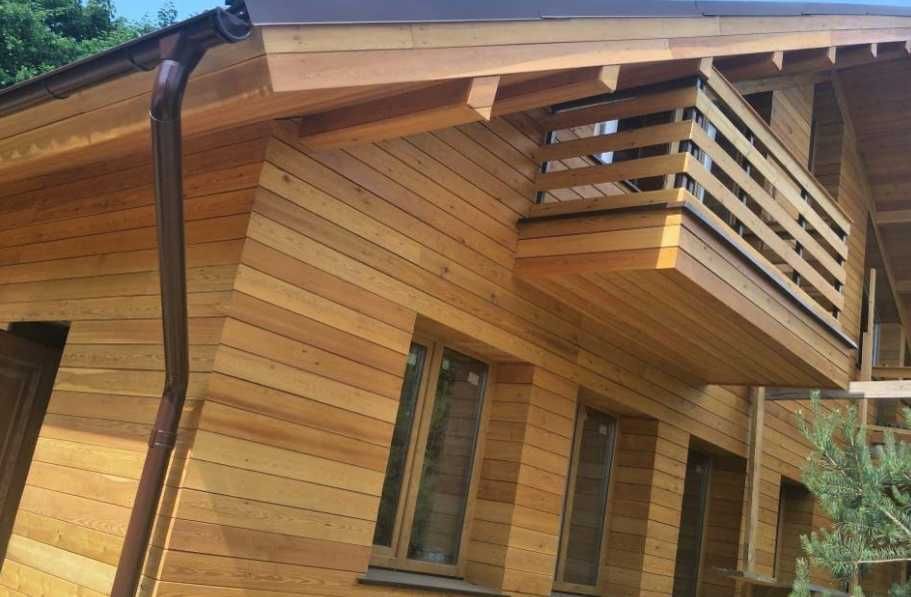 Планкен для облицовки фасадов Дерево