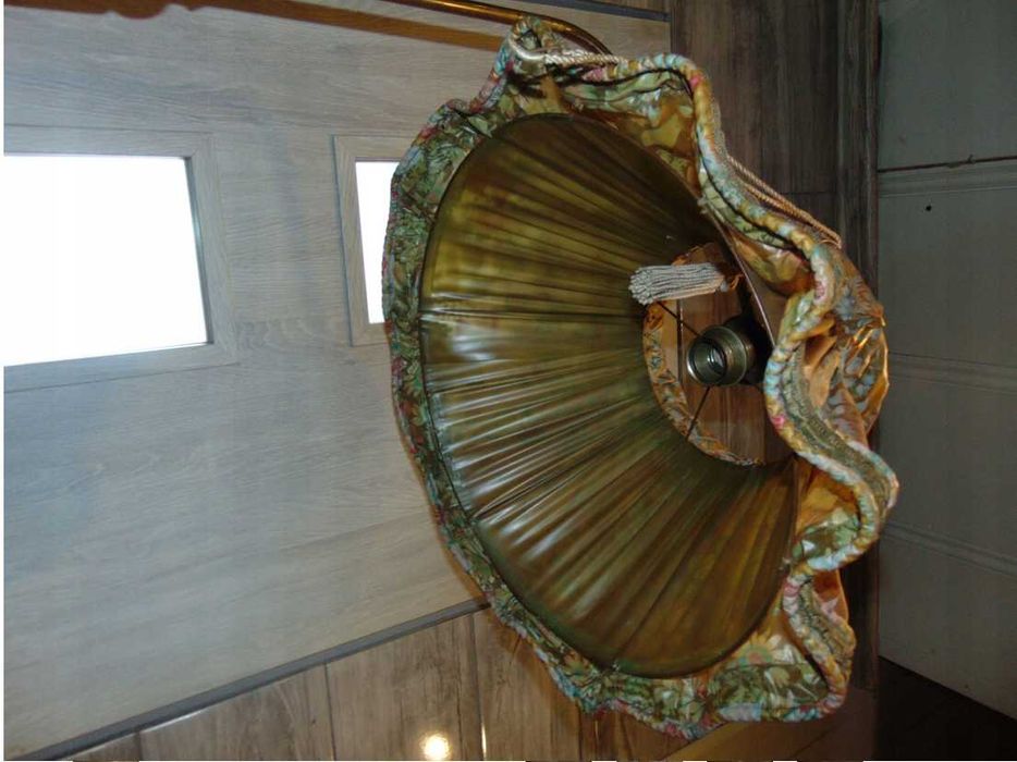 Lampa podłogowa,stojąca,art deco,drewniana