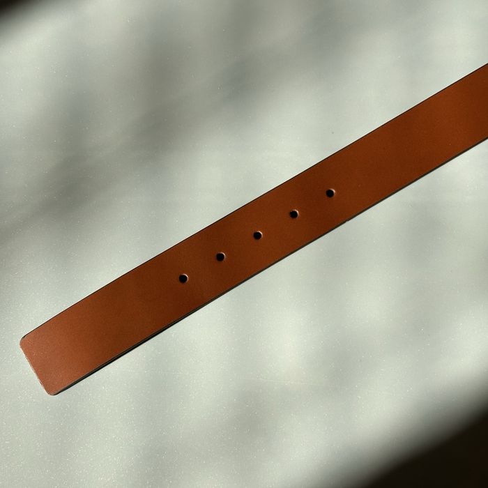 Ремінь ОРИГІНАЛ Levis Шкіряний (125см) Коричневий