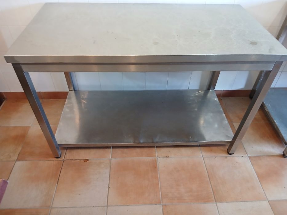 Vendo bancada inox
