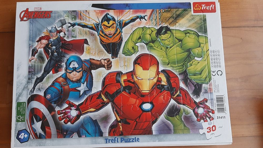 3 Puzzles disney e Marvel