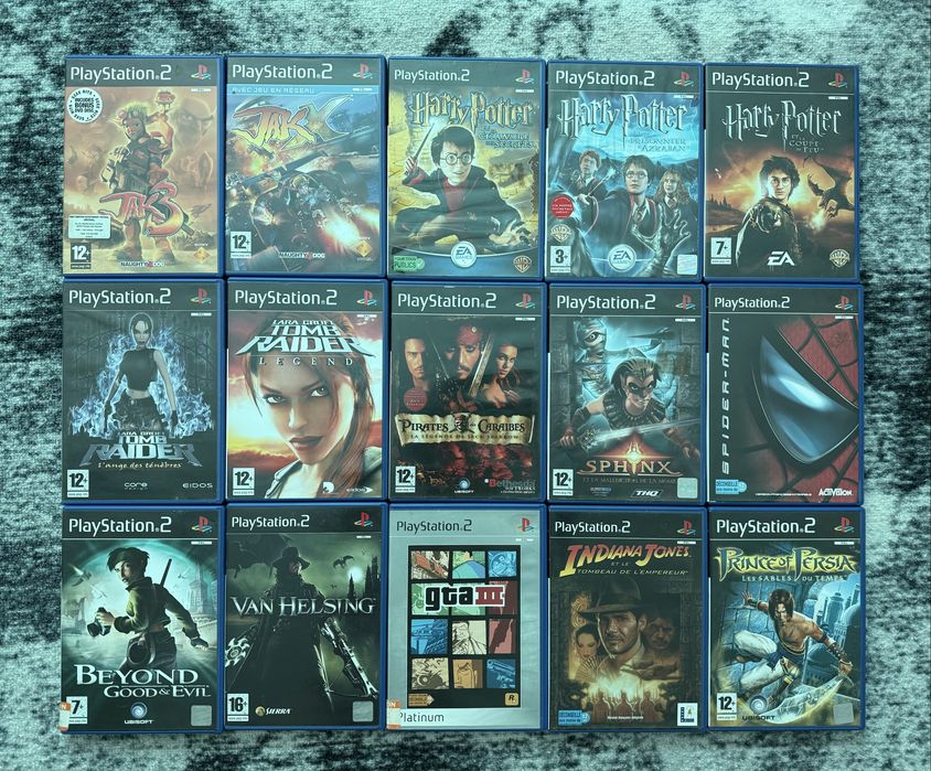 Playstation 2 ігри, PS2 Bci повні видання, оригінальний мануал, коробка та диск