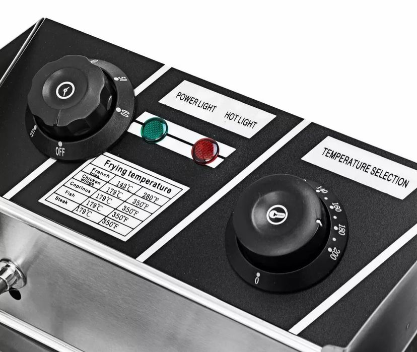 Fritadeira 2 CUBAS (6 LItros + 6 Litros)