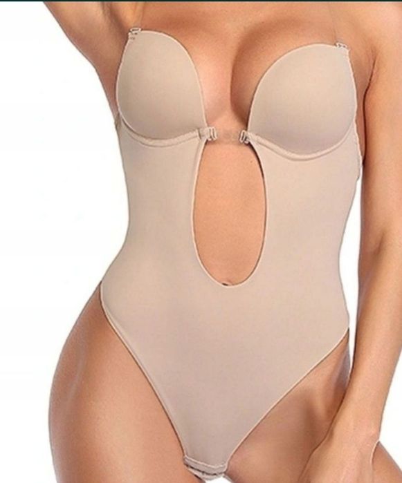 Body do sukienki beżowe sukni bez pleców biustonosz r. S XS
Każde ciał