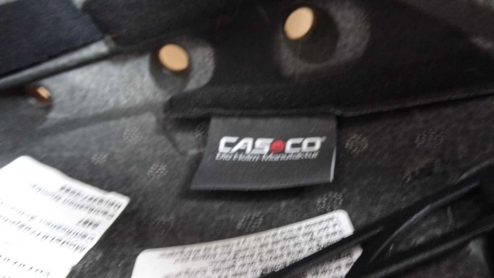 Kask jeździecki CASCO  CHOICE, rozmiar S  52-56 cm czarny, regulowany.