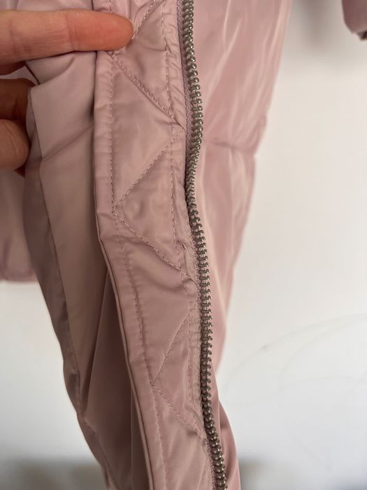 Kurtka zimowa z futerkiem, długa płaszcz, damska