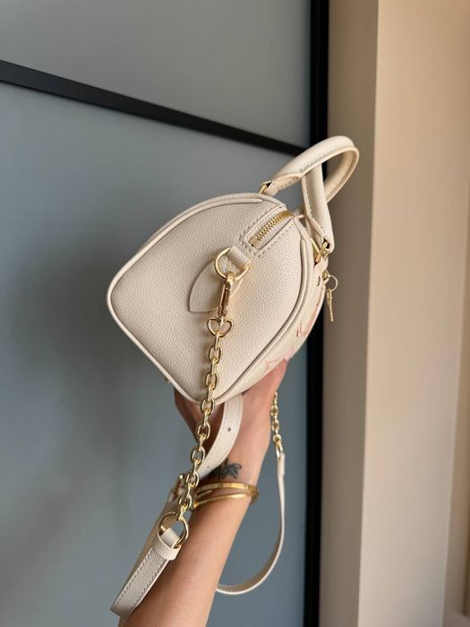 Louis Vuitton Speedy Bandoulière 20 Ivory/Peach Monogram / сумочка