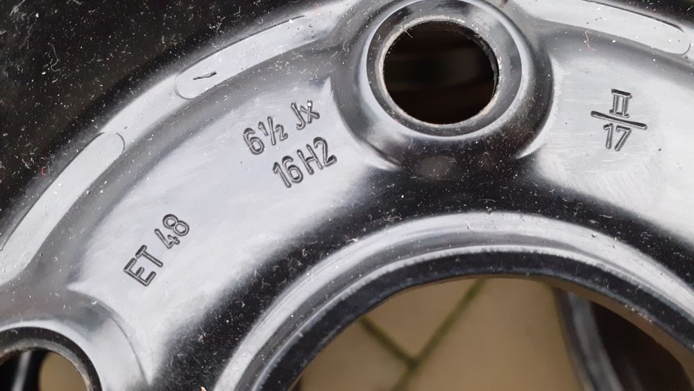 4xfelga stalowa 16'' VW/SKODA/SEAT/AUDI (5x112 ET48)