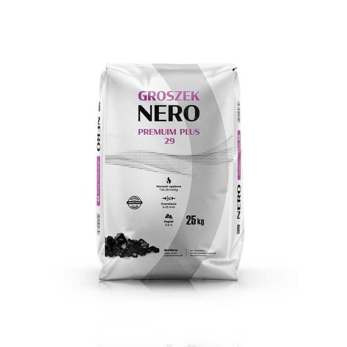 Groszek NERO 29 Premium Plus Workowany 25 Kg.
