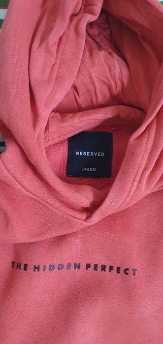Reserved bluza hoodie z kapturem chłopięca rozm 146cm