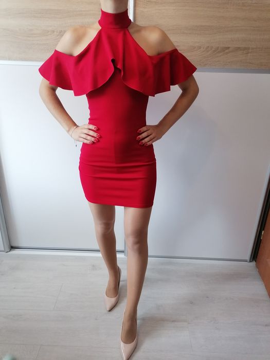 Sukienka mini czerwona