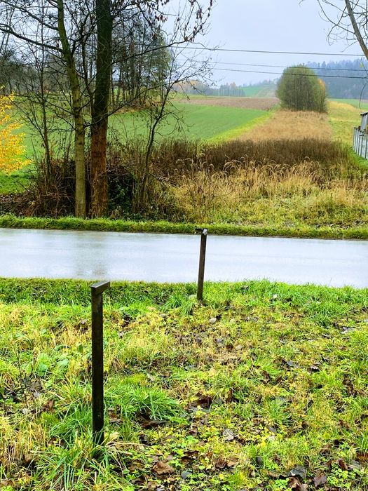 Dom  z budynkami gospodarczymi.