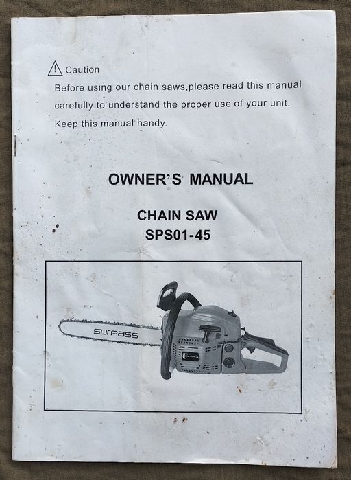 Бензопила "Surpass" SPS01-45